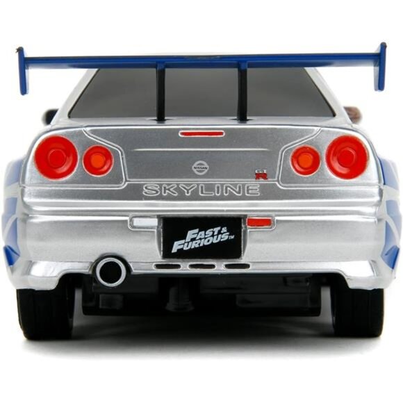 Fast & Furious 1:24 2002 Nissan GT-R R34 Remote Control Car RC with 2.4GHz, Toys - Picture 5 of 7
